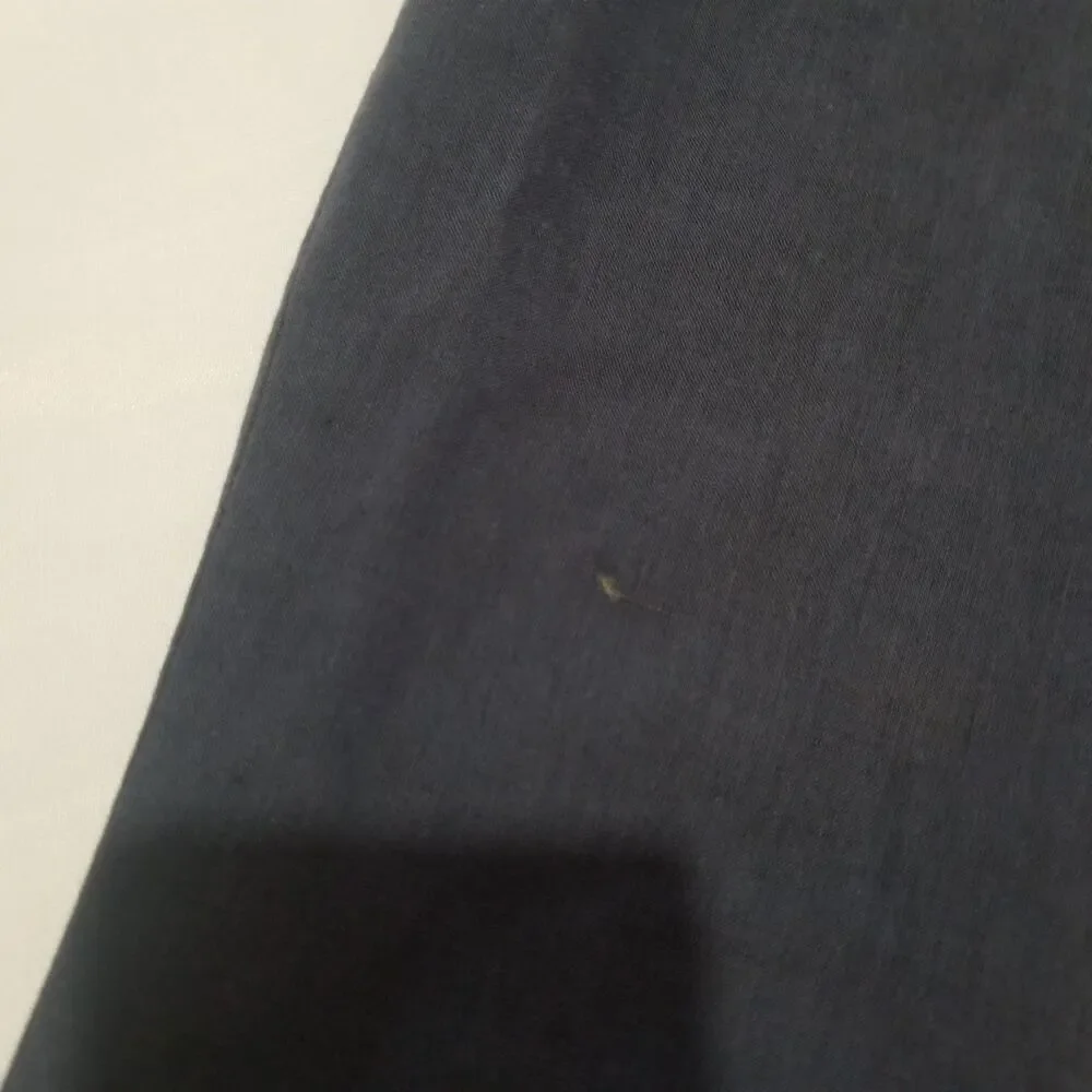 J.Crew Ludlow Slim Suit Pants Somelos Portugal Linen Blend Navy Blue 32x32 H4161